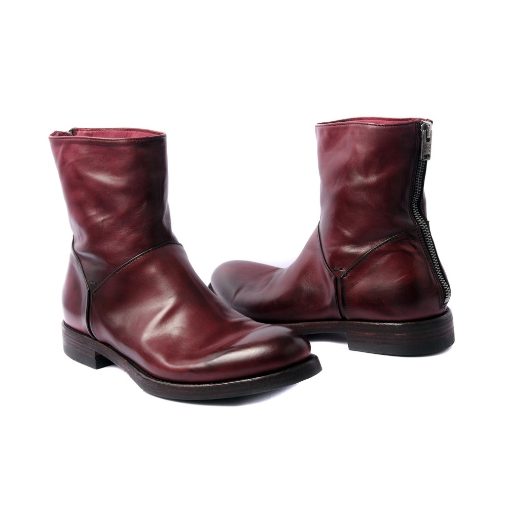 Pantanetti Ankle boot Brushed & hand-dyed leather - Picture 4 of 6